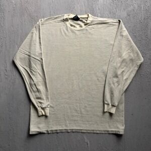 Vintage No Fear Striped Long Sleeve Shirt Large White 1990s Skateboarding